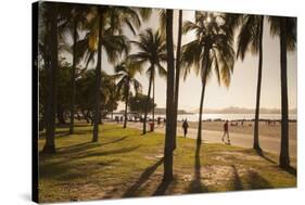 People, Flamengo Beach, Rio De Janeiro, Brazil, South America-Ian Trower-Stretched Canvas
