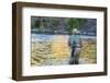 People fly fishing, Lower Deschutes River, Central Oregon, USA-Stuart Westmorland-Framed Photographic Print