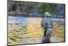 People fly fishing, Lower Deschutes River, Central Oregon, USA-Stuart Westmorland-Mounted Photographic Print