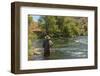 People fly fishing, Lower Deschutes River, Central Oregon, USA-Stuart Westmorland-Framed Photographic Print