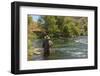 People fly fishing, Lower Deschutes River, Central Oregon, USA-Stuart Westmorland-Framed Photographic Print