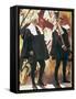 People from Roncal-Joaquín Sorolla y Bastida-Framed Stretched Canvas