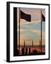 People Gather to Next to the Washington Monument-null-Framed Photographic Print