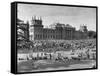 People Gathering at the Blenheim Palace Fete-null-Framed Stretched Canvas