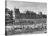 People Gathering at the Blenheim Palace Fete-null-Stretched Canvas