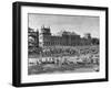 People Gathering at the Blenheim Palace Fete-null-Framed Photographic Print