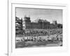 People Gathering at the Blenheim Palace Fete-null-Framed Photographic Print