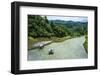 People Harvesting in the Rice Terraces of Banaue, Northern Luzon, Philippines, Southeast Asia, Asia-Michael Runkel-Framed Photographic Print