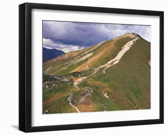 People Hiking on Tatra Mountain Range, Poland, Eastern Europe-Ken Gillham-Framed Photographic Print