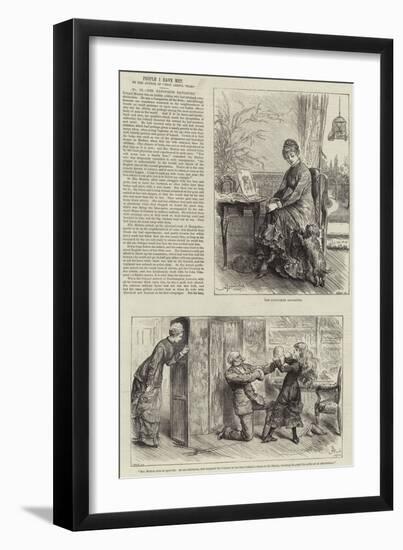 People I Have Met, the Favourite Daughter-Frederick Barnard-Framed Giclee Print