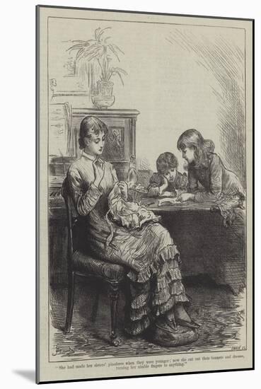 People I Have Met, the Governess-Frederick Barnard-Mounted Giclee Print