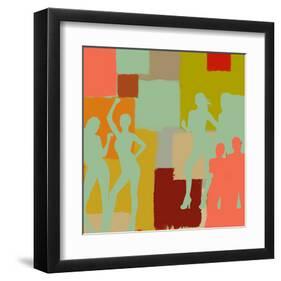 People II-Yashna-Framed Art Print