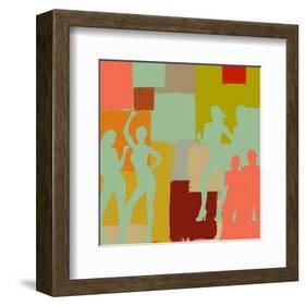 People II-Yashna-Framed Art Print