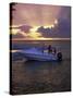 People in a Boat Fishing-null-Stretched Canvas