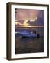 People in a Boat Fishing-null-Framed Photographic Print