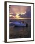 People in a Boat Fishing-null-Framed Photographic Print