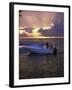 People in a Boat Fishing-null-Framed Photographic Print