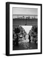 People in a Market, Marche Des Capucins, Bordeaux, Gironde, Aquitaine, France-null-Framed Photographic Print