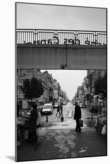 People in a Market, Marche Des Capucins, Bordeaux, Gironde, Aquitaine, France-null-Mounted Photographic Print