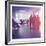 People in Airport Waiting Around-melking-Framed Premium Photographic Print