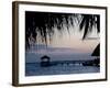 People in Beach Bar Near the Moorings at Sunset, Placencia, Belize, Central America-Jane Sweeney-Framed Photographic Print
