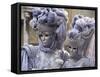 People in Carnival Costume, Venice, Veneto, Italy-Roy Rainford-Framed Stretched Canvas