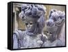 People in Carnival Costume, Venice, Veneto, Italy-Roy Rainford-Framed Stretched Canvas