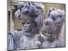 People in Carnival Costume, Venice, Veneto, Italy-Roy Rainford-Mounted Photographic Print