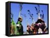 People in Costumes at the Naadam Festival, Ulaan Baatar (Ulan Bator), Mongolia, Asia-Bruno Morandi-Framed Stretched Canvas