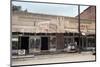 People in Front of Shops and under Metal Awning on Edisto Island, South Carolina, 1956-Walter Sanders-Mounted Photographic Print