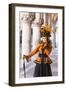 People in Masks and Costumes, Carnival, Venice, Veneto, Italy, Europe-Jean Brooks-Framed Photographic Print
