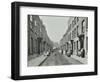People in the Street, Albury Street, Deptford, London, 1911-null-Framed Photographic Print