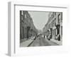 People in the Street, Albury Street, Deptford, London, 1911-null-Framed Photographic Print