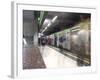 People in the Subway Station, Milan, Lombardy, Italy, Europe-Vincenzo Lombardo-Framed Photographic Print