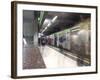 People in the Subway Station, Milan, Lombardy, Italy, Europe-Vincenzo Lombardo-Framed Photographic Print