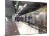 People in the Subway Station, Milan, Lombardy, Italy, Europe-Vincenzo Lombardo-Mounted Photographic Print