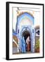 People in Traditional Clothing, Chefchaouen, Morocco, North Africa-Neil Farrin-Framed Photographic Print