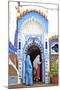 People in Traditional Clothing, Chefchaouen, Morocco, North Africa-Neil Farrin-Mounted Photographic Print