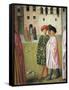 People in Traditional Florentine Dress, Detail from Raising of Tabitha-Masolino Da Panicale-Framed Stretched Canvas