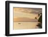 People Kayaking at Sunset, Leleuvia Island, Lomaiviti Islands, Fiji-Ian Trower-Framed Photographic Print