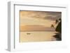 People Kayaking at Sunset, Leleuvia Island, Lomaiviti Islands, Fiji-Ian Trower-Framed Photographic Print