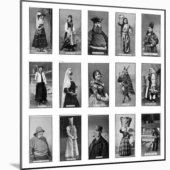 People of Europe, 1922-English School-Mounted Giclee Print