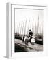 People of Marken Island, Netherlands, 1898-James Batkin-Framed Photographic Print