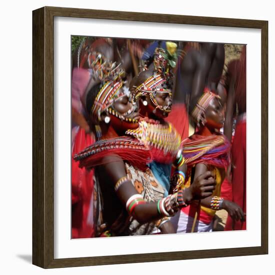 People of the Samburu Tribe-null-Framed Photographic Print