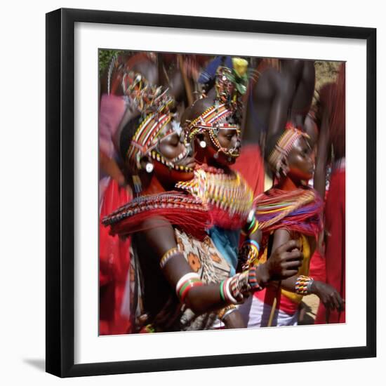 People of the Samburu Tribe-null-Framed Photographic Print