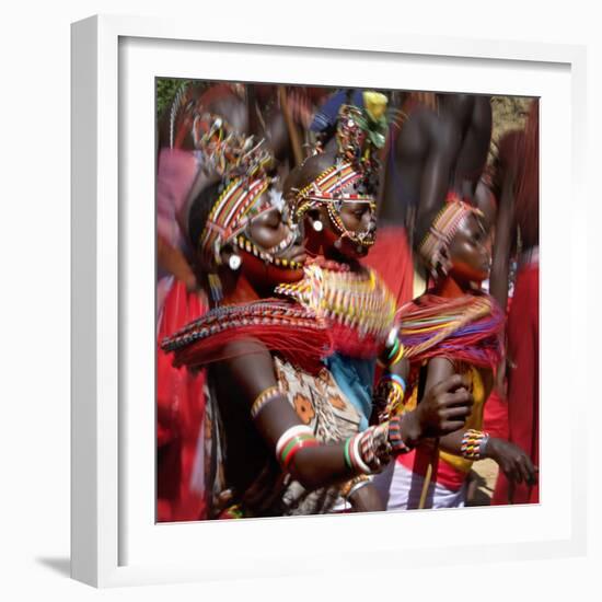 People of the Samburu Tribe-null-Framed Photographic Print