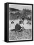 People on a Beach, C1890-1909-null-Framed Stretched Canvas