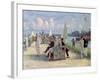 People on a Promenade-Paul Fischer-Framed Giclee Print