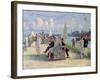 People on a Promenade-Paul Fischer-Framed Giclee Print