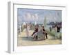 People on a Promenade-Paul Fischer-Framed Giclee Print